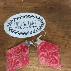 Handmade Leather Earrings